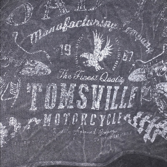 FOREVER 21 Charcoal Cropped Long Sleeve Top - Picture 3 of 7